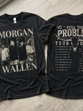 Vintage Morgan Wallen Still The Problem Tour 2026 Country Concert Shirt